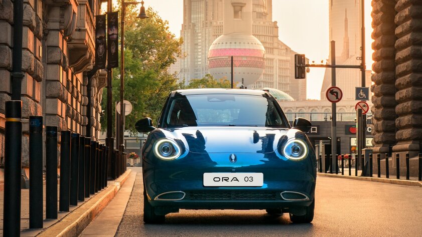 На российском рынке появился бренд Ora и первое авто — маленький электрокар Ora 03