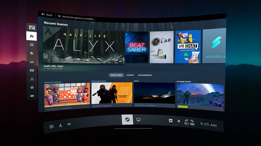 Состоялся релиз платформы SteamVR 2.0 — привычный «стим» в виртуальной реальности