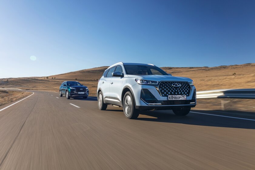 В России стартовали продажи гибридных Chery Tiggo 8 PRO и Tiggo 7 PRO. Они будут участвовать в большом автопробеге