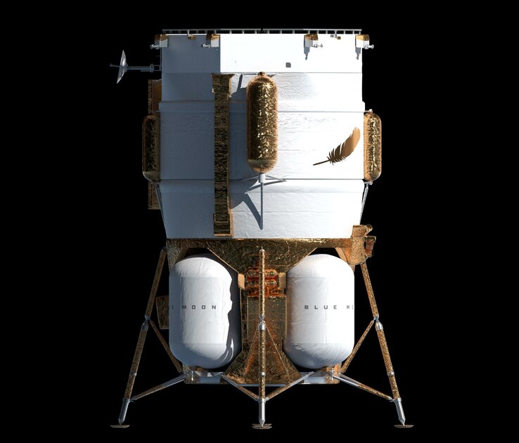 Джефф Безос показал посадочный модуль Blue Moon Mark 1: он доставит астронавтов NASA на поверхность Луны