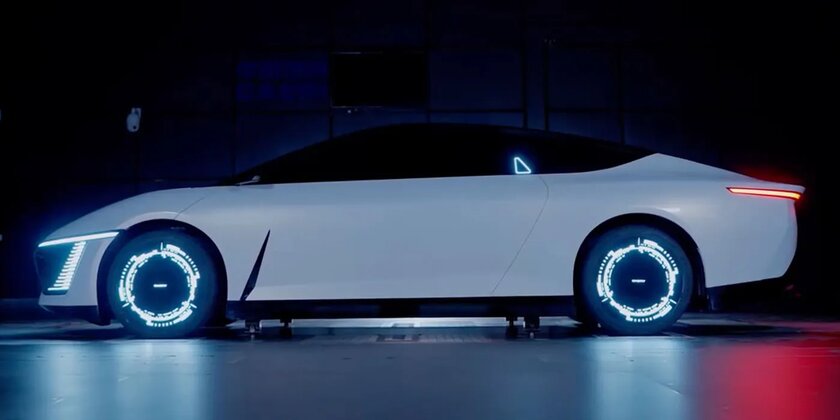Дисплей в бампере, колёса с подсветкой и лучшая на рынке аэродинамика: Chery показала передовой концепт электрокара