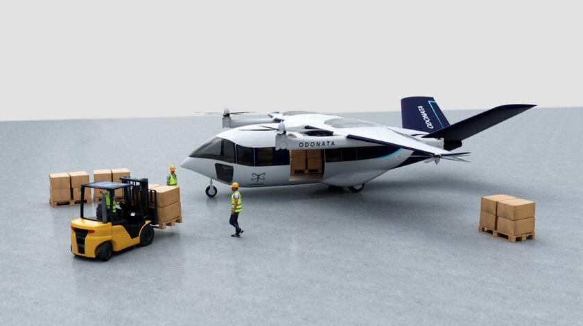 Немецкая компания анонсировала водородный самолёт с шестью винтами: с запасом хода в 1000 км и вертикальным взлётом