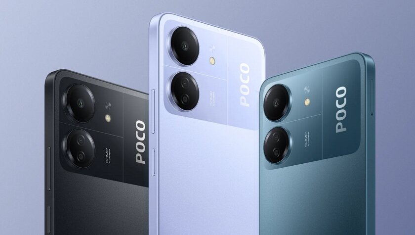 Представлен Poco C65: недорогой смартфон с 8 ГБ ОЗУ, 256 ГБ ПЗУ и камерой 50 Мп