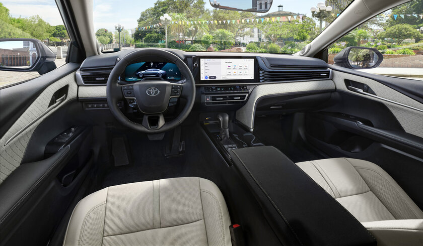 Представлена обновлённая Toyota Camry: старая платформа, новая передняя панель и никакого V6