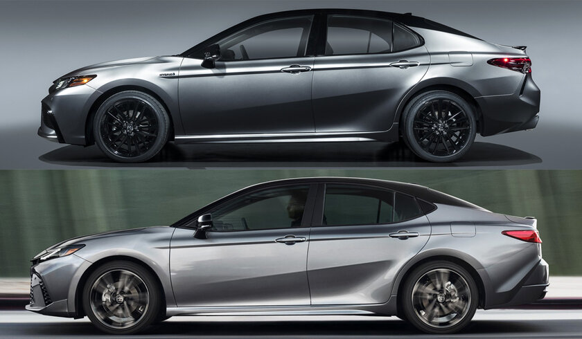 Представлена обновлённая Toyota Camry: старая платформа, новая передняя панель и никакого V6