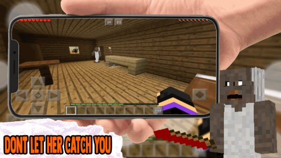 MCPE granny mod 1.1. Скриншот 1