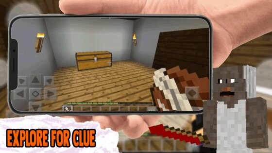 MCPE granny mod 1.1. Скриншот 2