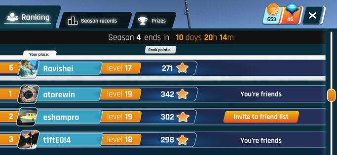 Ultimate Fishing Mobile 1.7.3. Скриншот 6