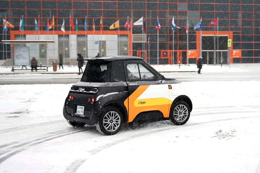 Российская «крошка» для городских улиц: представлен электрокар L-Type с запасом хода 183 км
