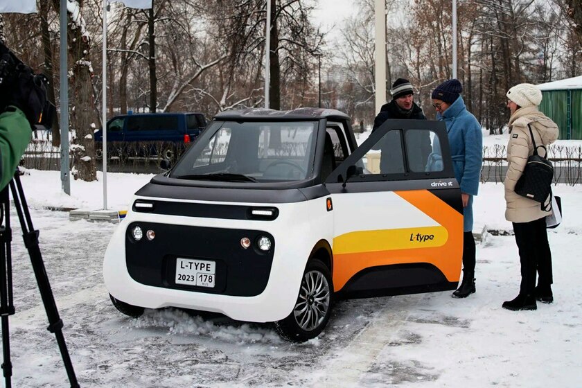 Российская «крошка» для городских улиц: представлен электрокар L-Type с запасом хода 183 км