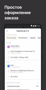 Деловые Линии. Посылка 2.13.5. Скриншот 3