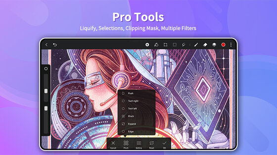 HiPaint 5.1.10. Скриншот 8