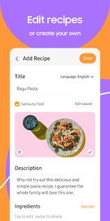 Samsung Food – план питания 2.44.0. Скриншот 7