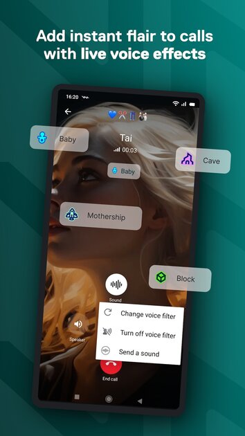 Для Telegram на Android вышел мод, меняющий голос в аудисообщениях и звонках