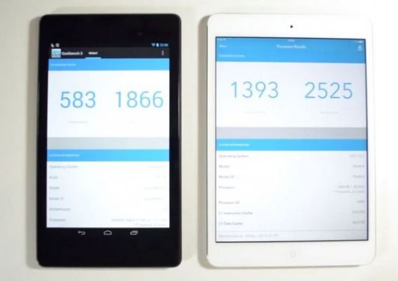 Сравнение устройств #3. Apple iPad mini with Retina display и Asus Nexus 7 (2013)
