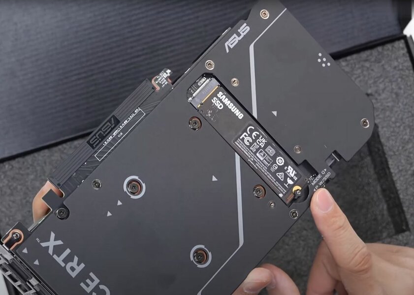 Видеокарта со слотом для SSD. В этом есть практический смысл, обзор ASUS GeForce RTX 4060 Ti Dual