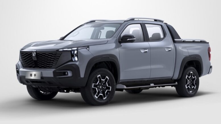 Changan представила пикап Hunter с последовательной гибридной установкой и запасом хода в 1000 км