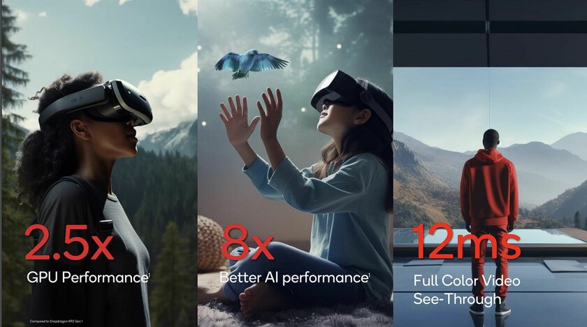Qualcomm представила Snapdragon XR2+ Gen 2 — флагманский чип для VR-гарнитур с поддержкой 4K