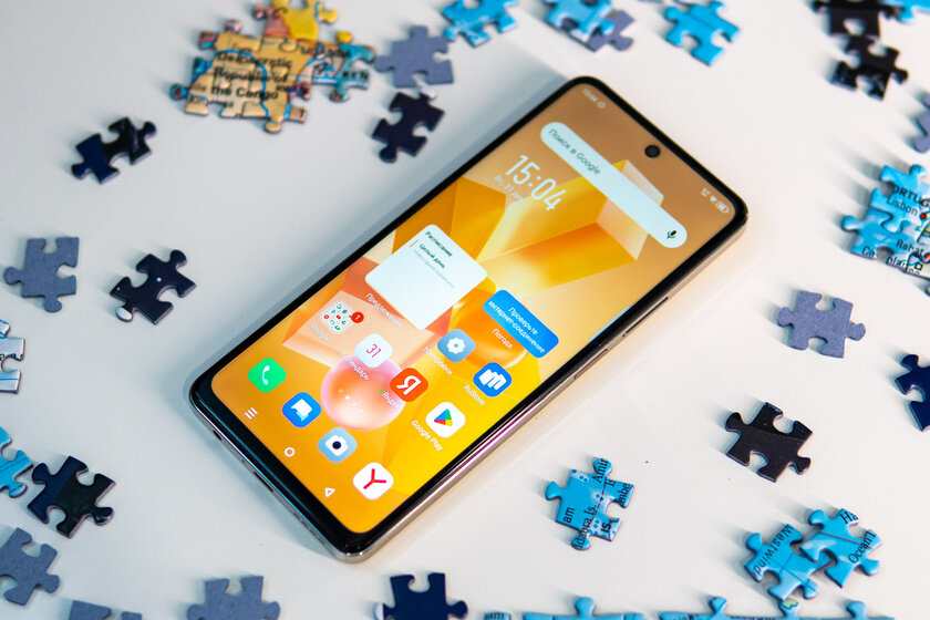 Самый дешёвый смартфон для игр с гироскопом и хорошим Wi-Fi? Обзор Infinix HOT 40 Pro — Дисплей. 1