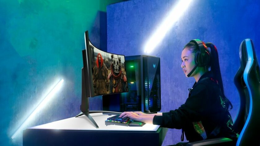 Выход за рамки во всех смыслах: Acer представила ультраширокий 7К-монитор Mini LED
