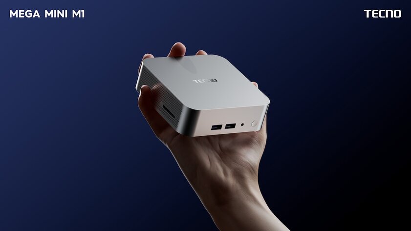 В России представили первый мини-ПК от TECNO: с мощным процессором, USB4 и корпусом из алюминия