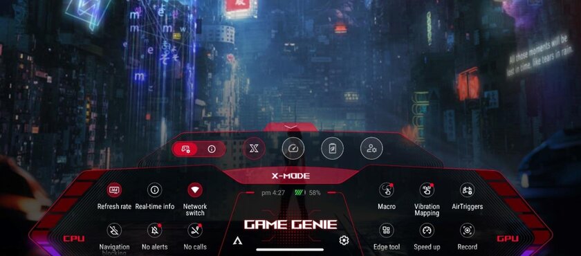Этот геймерский смартфон хочется купить вместо обычного. Обзор ASUS ROG Phone 8 (Pro) — Игровые функции прошивки. 1