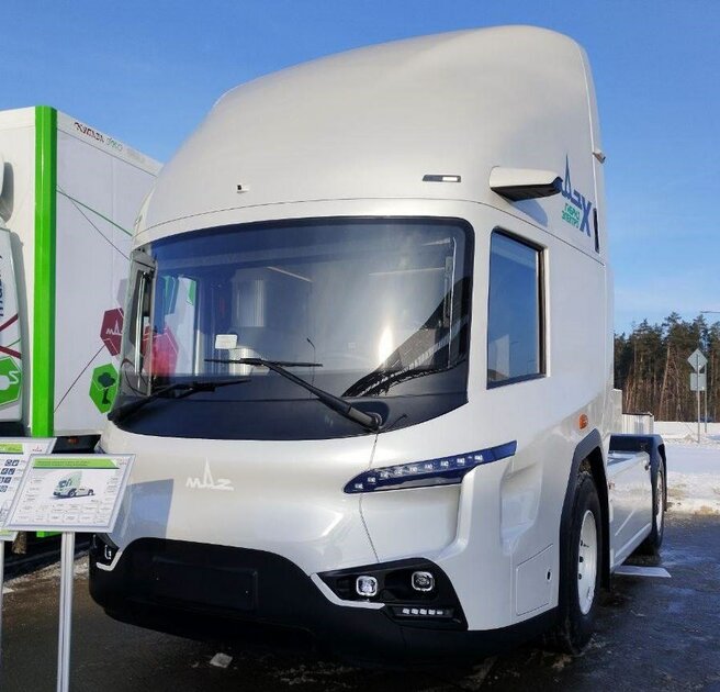 Так выглядит белорусский MAZ-X: в сети появились фотографии концепт-трака