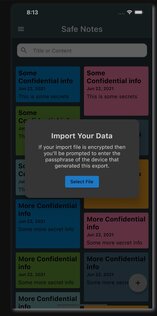 Safe Notes – зашифрованные заметки 2.3.0. Скриншот 6