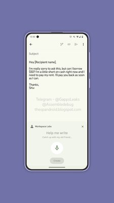 В Gmail обнаружили функцию, позволяющую с помощью голосовых подсказок создавать письма за счёт ИИ