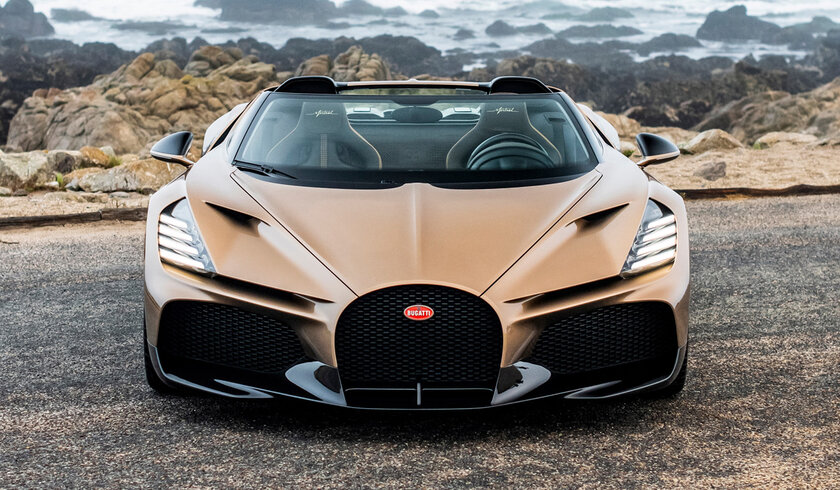 Bugatti представила спайдер Mistral: последний суперкар бренда на двигателе W16