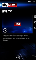 Sky News 2.1.0.0. Скриншот 2