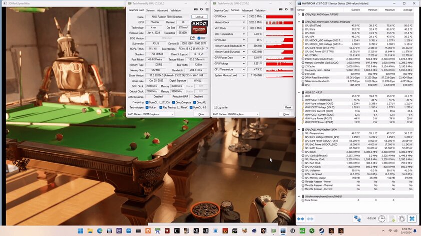 Оверклокер разогнал встроенную Radeon 780M до 3,3 ГГц: в пике она потребляла больше, чем дискретная RTX 4060 Ti