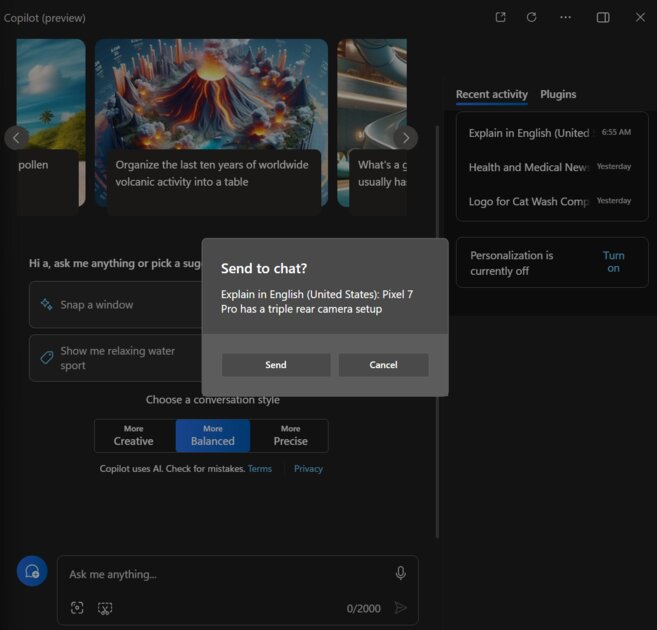 В «Блокноте» Windows 11 появился ИИ-помощник Copilot: как это выглядит, и что он делает
