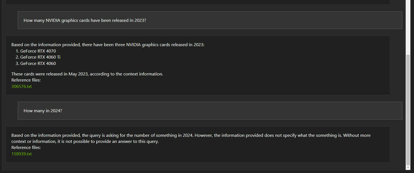 Самообучаемый чат-бот, работающий локально на компьютере: обзор Chat with RTX — Насколько качественно это работает. 5