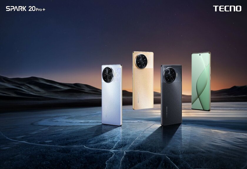 В Россию привезли Tecno Spark 20 Pro+: хорошие камеры, крутой дисплей и островок, как у iPhone