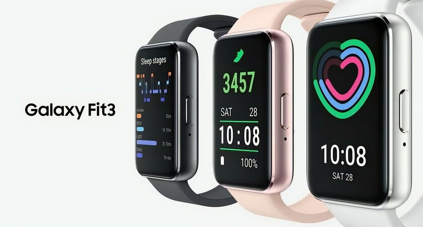 У Samsung новый фитнес-браслет Galaxy Fit 3: большой экран и приличная автономность