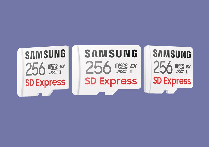 Samsung представила карту памяти SD Express microSD: быстрее обычных SSD SATA в 1,4 раза