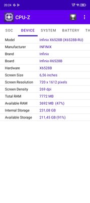 Смартфон для школьников и студентов. Обзор Infinix HOT 40i — Софт и железо. 13