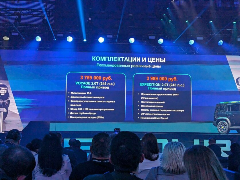 В России представили брутальный внедорожник Jetour T2 с полным приводом: от 3,7 млн рублей