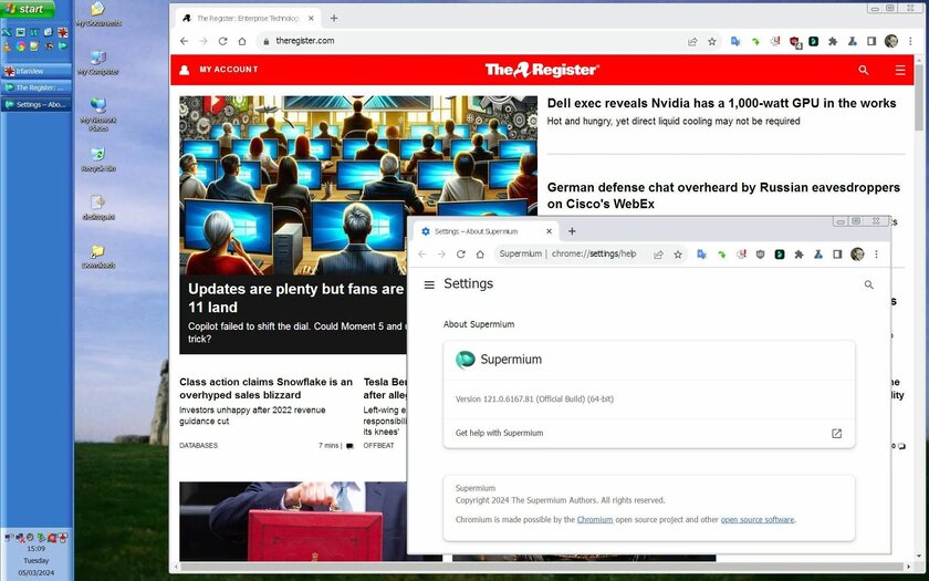 Представлен Supermium: это Google Chrome для Windows XP, Vista и 7