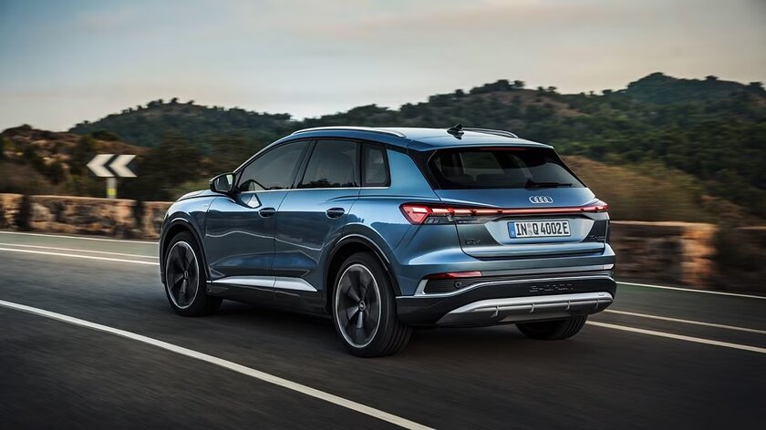 Audi представила обновлённый кроссовер Q4 55 e-tron: с быстрой зарядкой и разгоном до сотни за 5 секунд