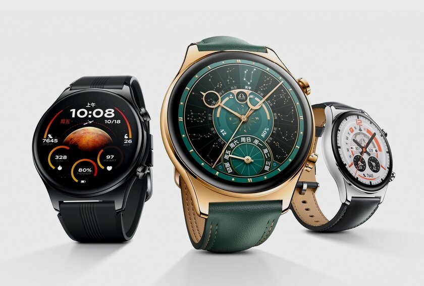 Представлены HONOR Watch GS 4: классический дизайн, кастомные циферблаты и функция тонометра
