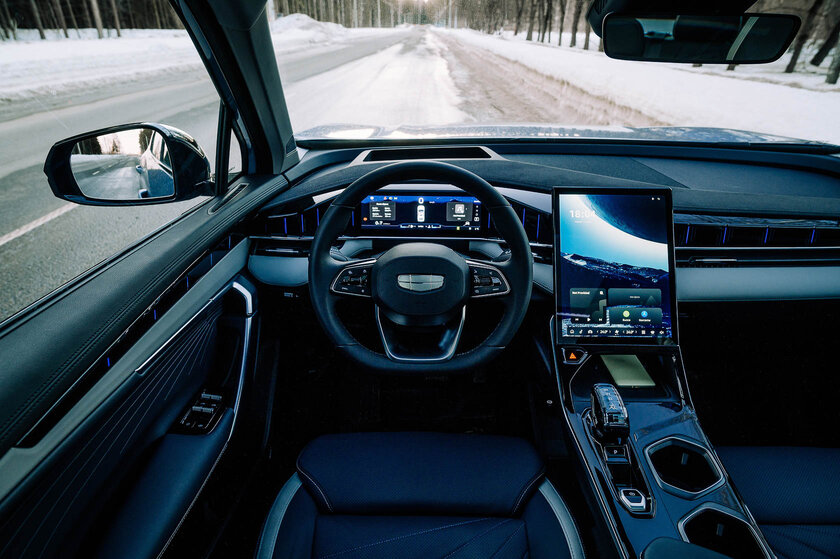 Машины Geely теперь другие — это и хорошо, и плохо. Обзор Atlas 2024 — Знакомство. 57