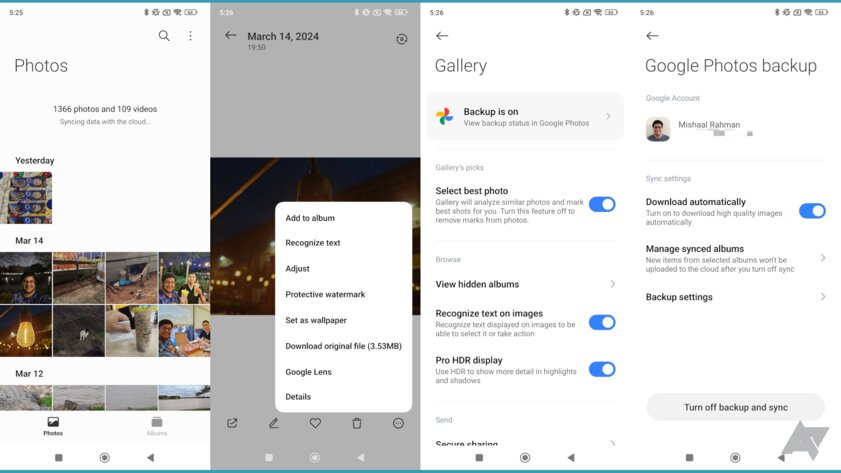 Галереи Xiaomi, Realme, OnePlus и OPPO связали с «Google Фото». И добавили неожиданную функцию