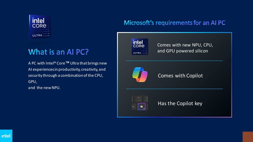 Intel: Copilot будет работать локально на ПК — для этого нужен модуль NPU мощностью 40 TOPS