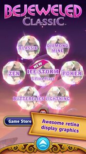 Bejeweled Classic 3.8.1. Скриншот 1
