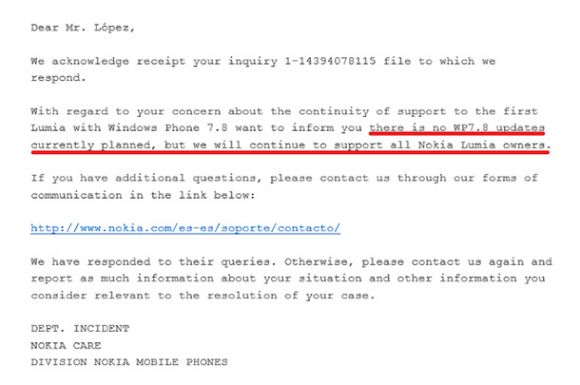 WP7 больше не получит никаких обновлений