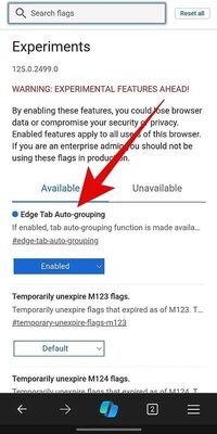Браузер Edge для Android научился группировать вкладки: функция уже тестируется