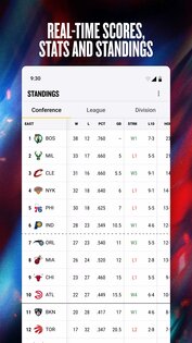 NBA: Live Games & Scores 0.98.0. Скриншот 7