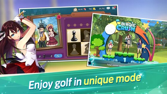 Birdie Crush: Fantasy Golf 2.6.3. Скриншот 5